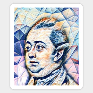 Edward Gibbon Portrait | Edward Gibbon Artwork 12 Sticker